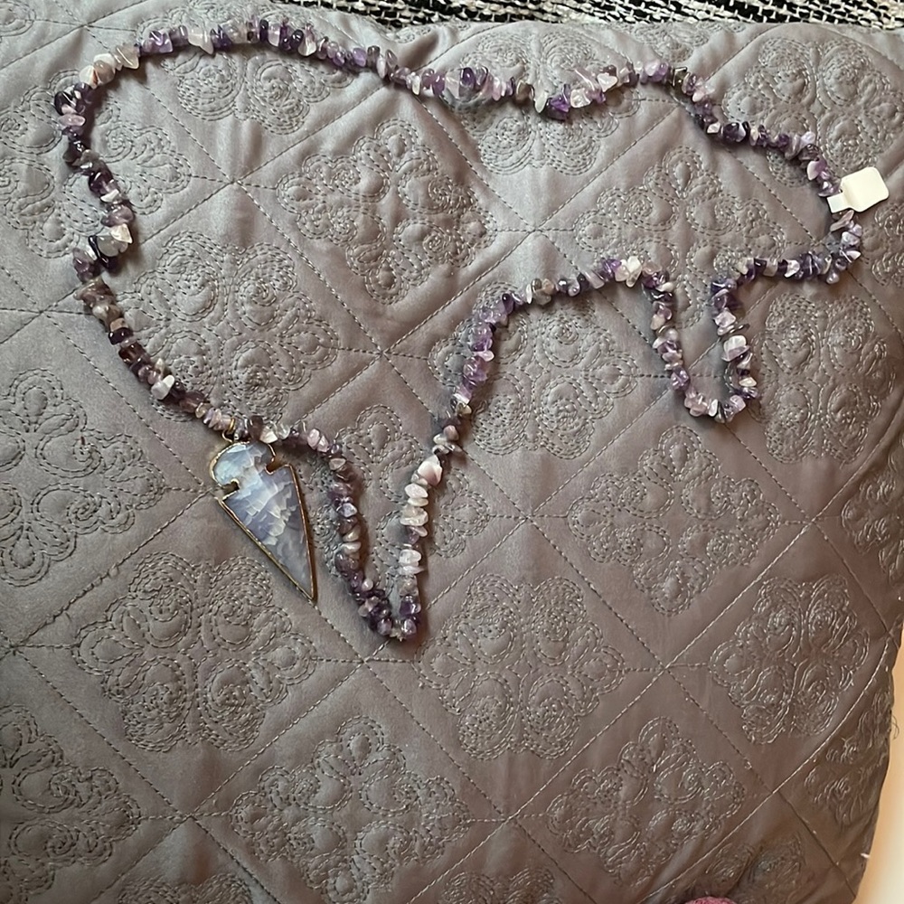Gem stone necklace